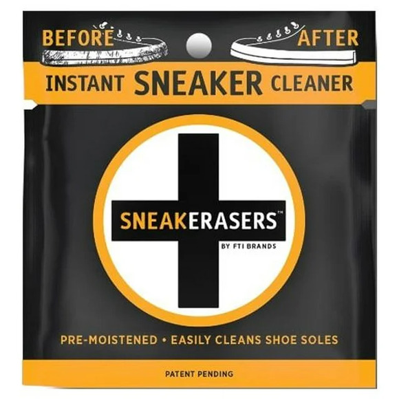 2-Pack SneakERASERS Pre-Moistened Instant Shoe & Sneaker Cleaner Sponge - Picture 1 of 4